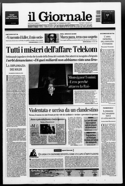 Il giornale : quotidiano del mattino